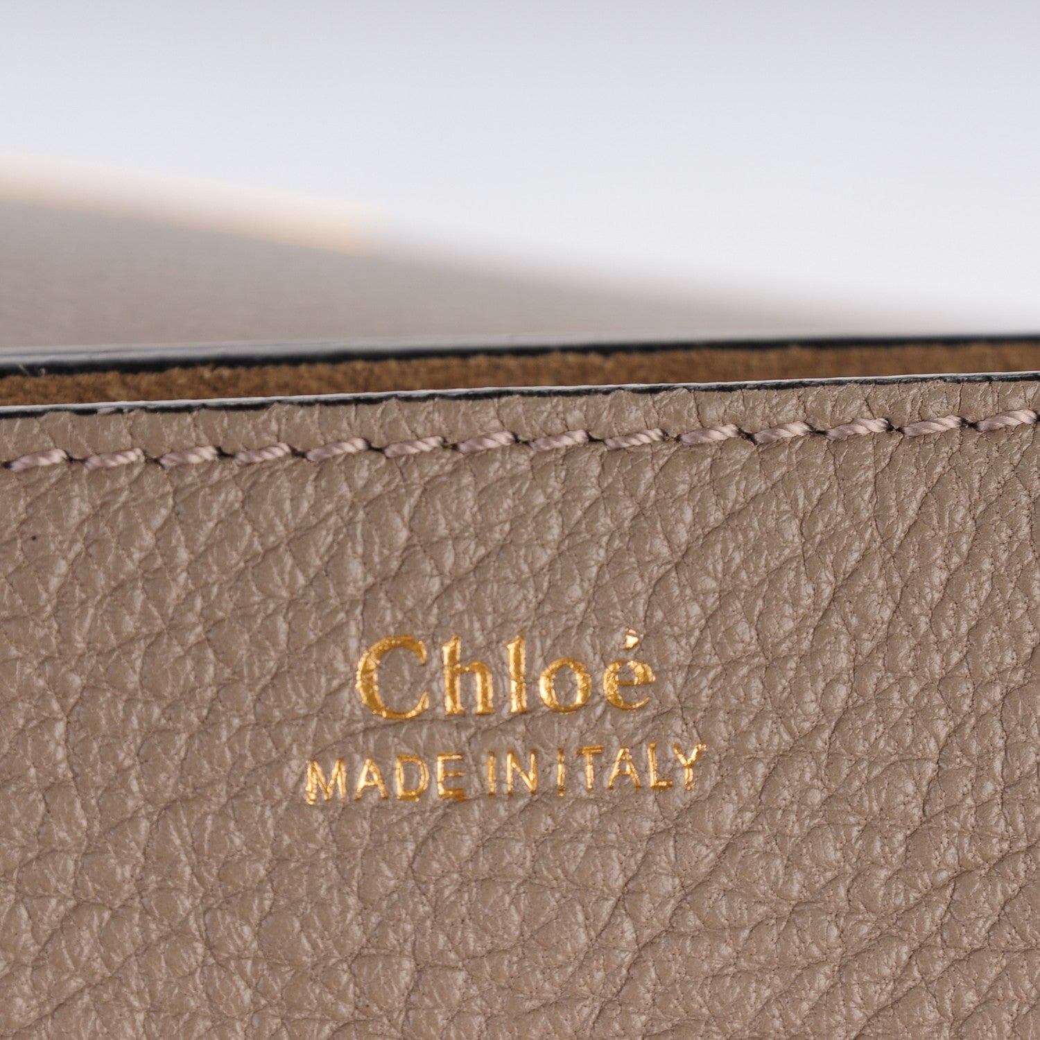 Chloe Grained Lambskin Drew Shoulder Bag Motty Grey 6 of 7
