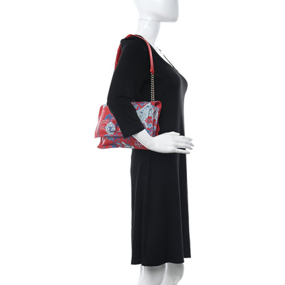 Salvatore Ferragamo Calfskin Chinese New Year Viva Bow Shoulder Bag Rosso 2 of 9