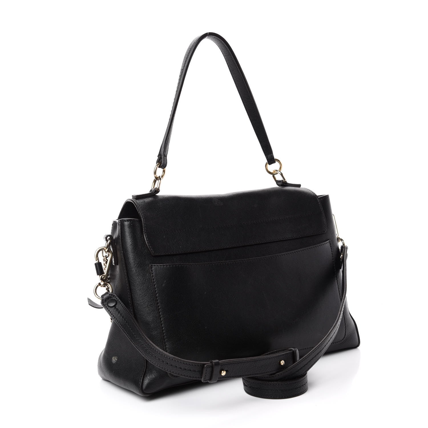 Chloe Calfskin Medium Faye Day Shoulder Bag Black 3 of 17