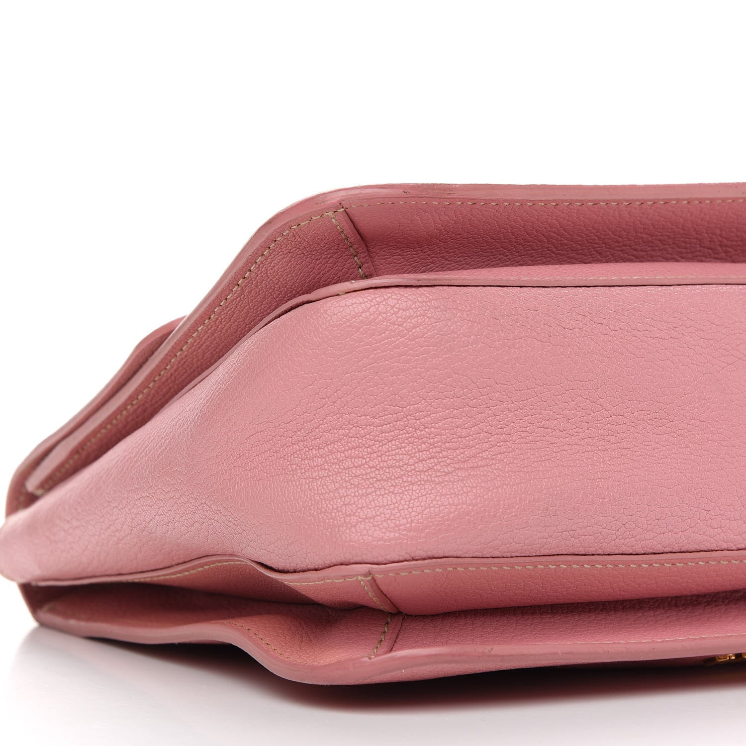 Miu Miu Goatskin Madras Shopping Tote Rosa 15 of 16