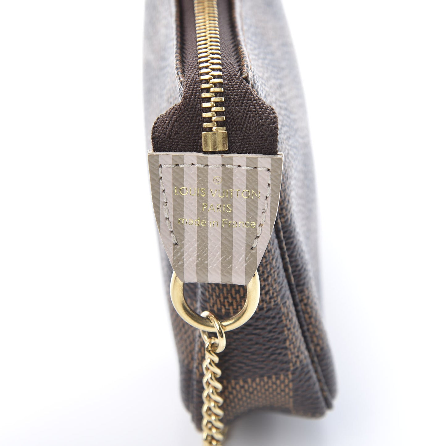 Damier Ebene Trunks and Locks Mini Pochette Accessories