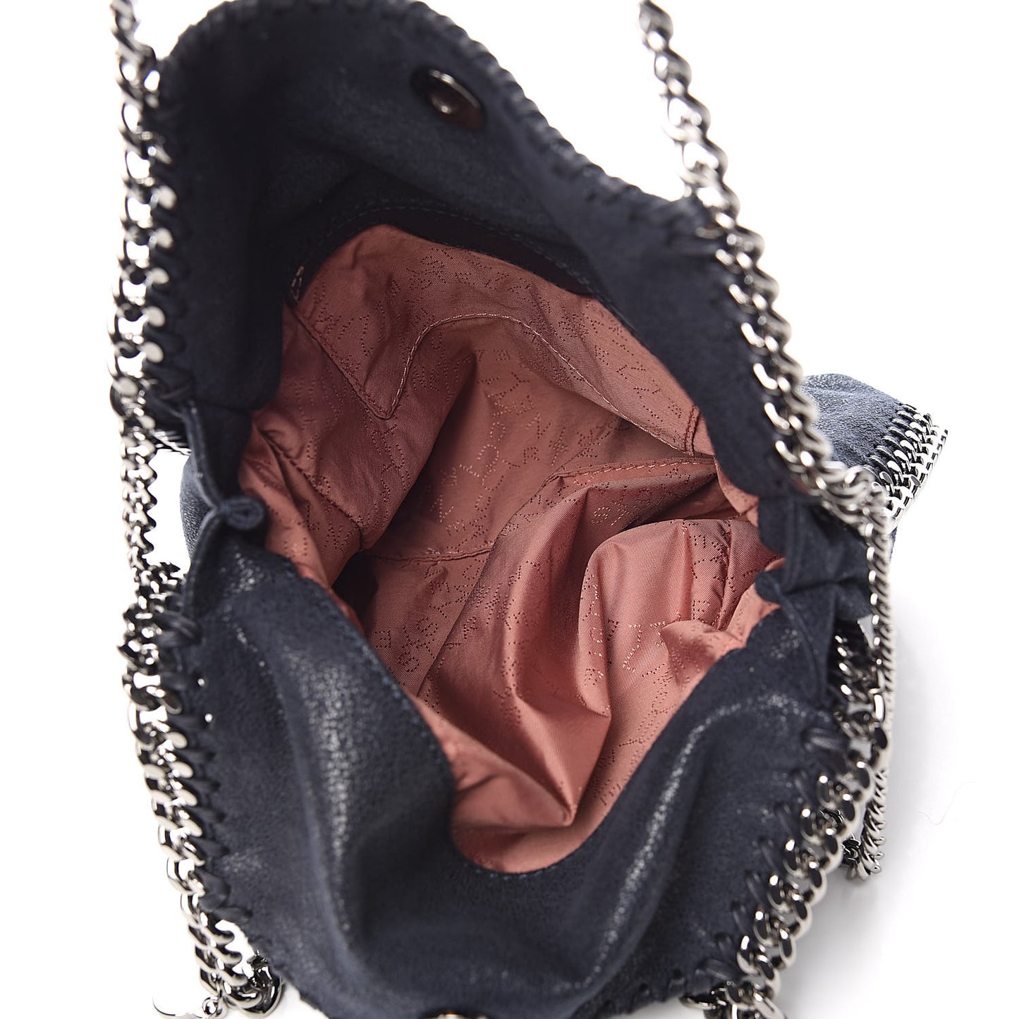 Shaggy Deer Mini Falabella Fold Over Navy
