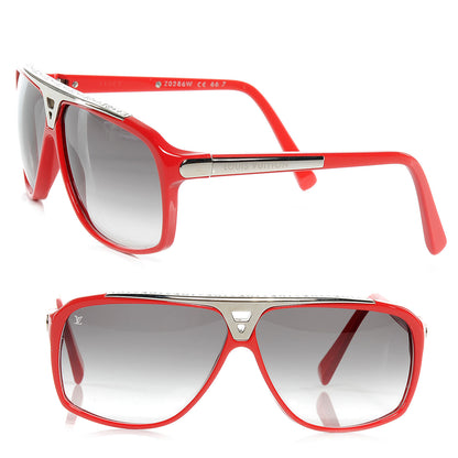 Louis Vuitton Evidence Sunglasses Red 1 of 5