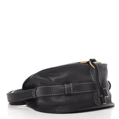 Chloe Calfskin Mini Marcie Round Crossbody Bag Black 4 of 8