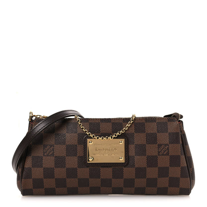 Louis Vuitton Damier Ebene Eva Clutch 1 of 13