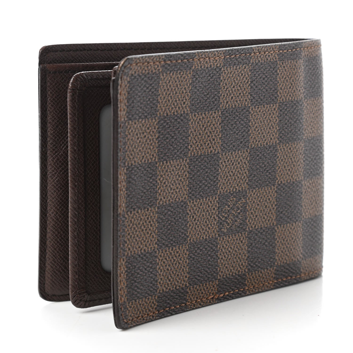 Louis Vuitton Damier Ebene Porte-Billets Mens Billfold Wallet 3 of 11