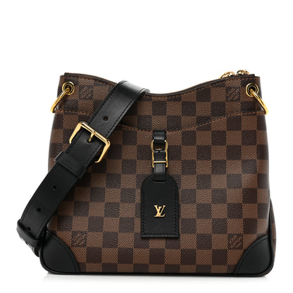 Louis Vuitton Damier Ebene Odeon PM Black 1 of 12