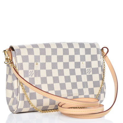 Louis Vuitton Damier Azur Favorite MM 3 of 8