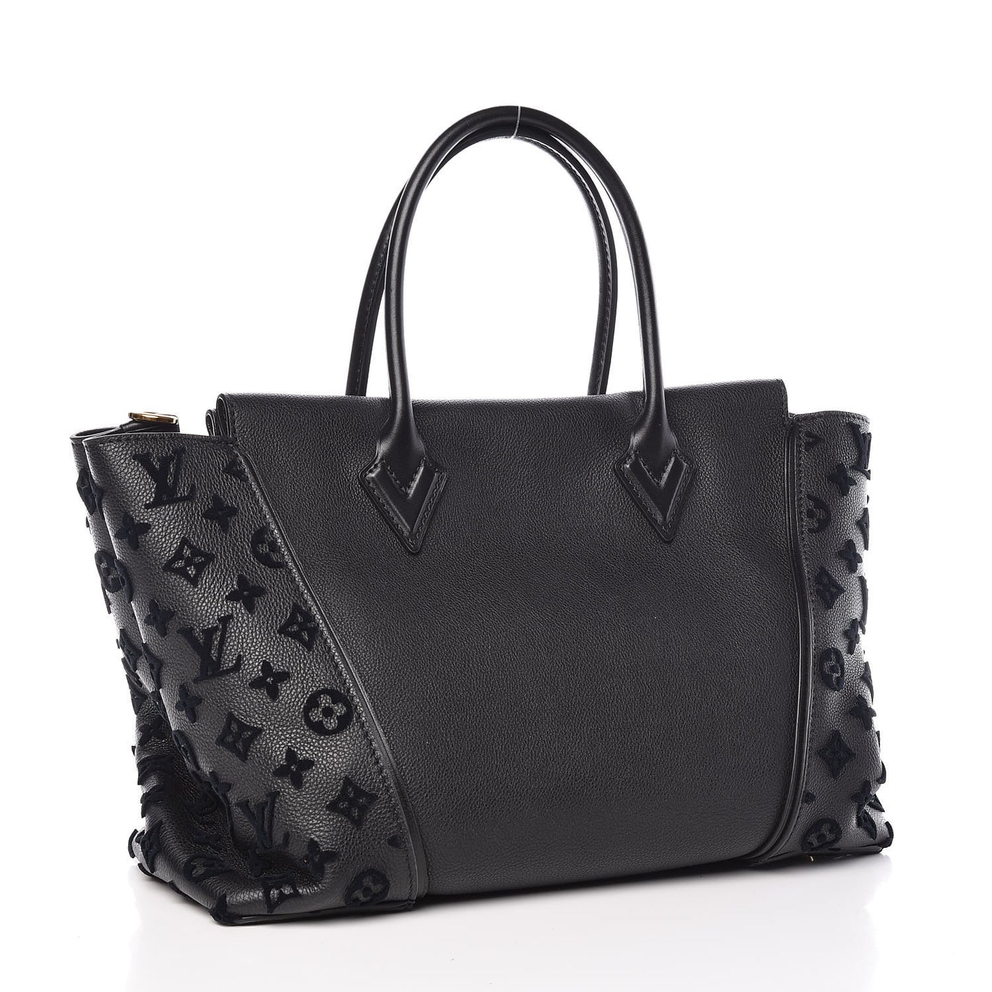 Veau Cachemire Tote W PM Black