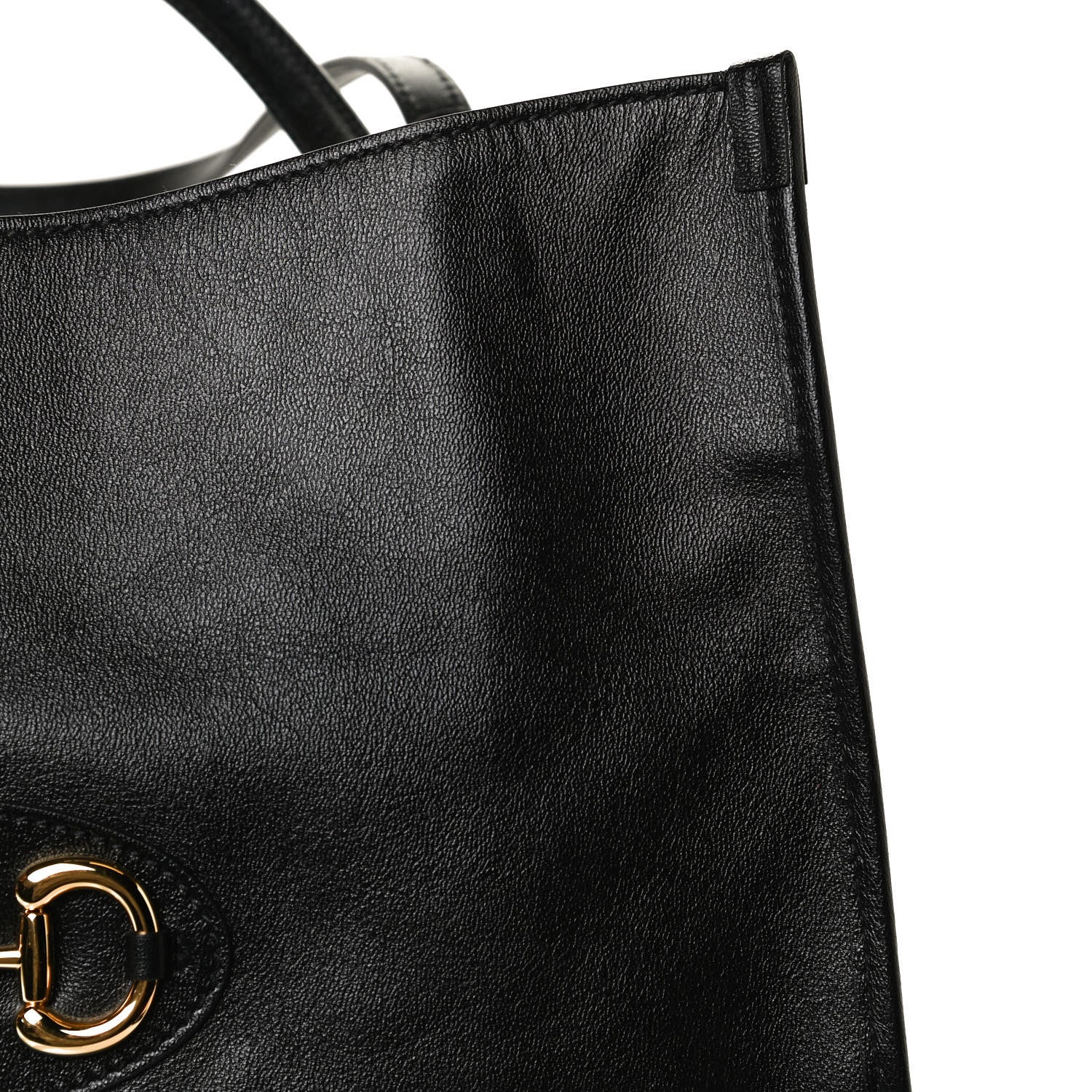 Gucci New Sakai Calfskin Lux Horsebit 1955 Tote Bag Black 14 of 14