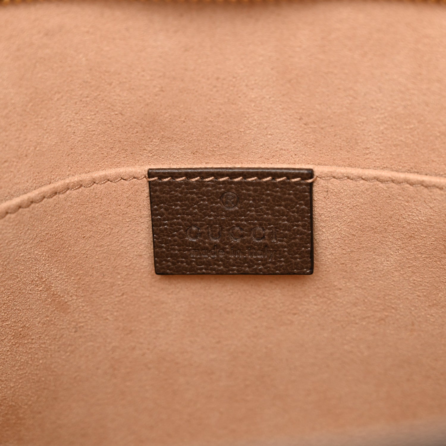 Gucci GG Supreme Monogram Web Ophidia Pouch Brown 6 of 11