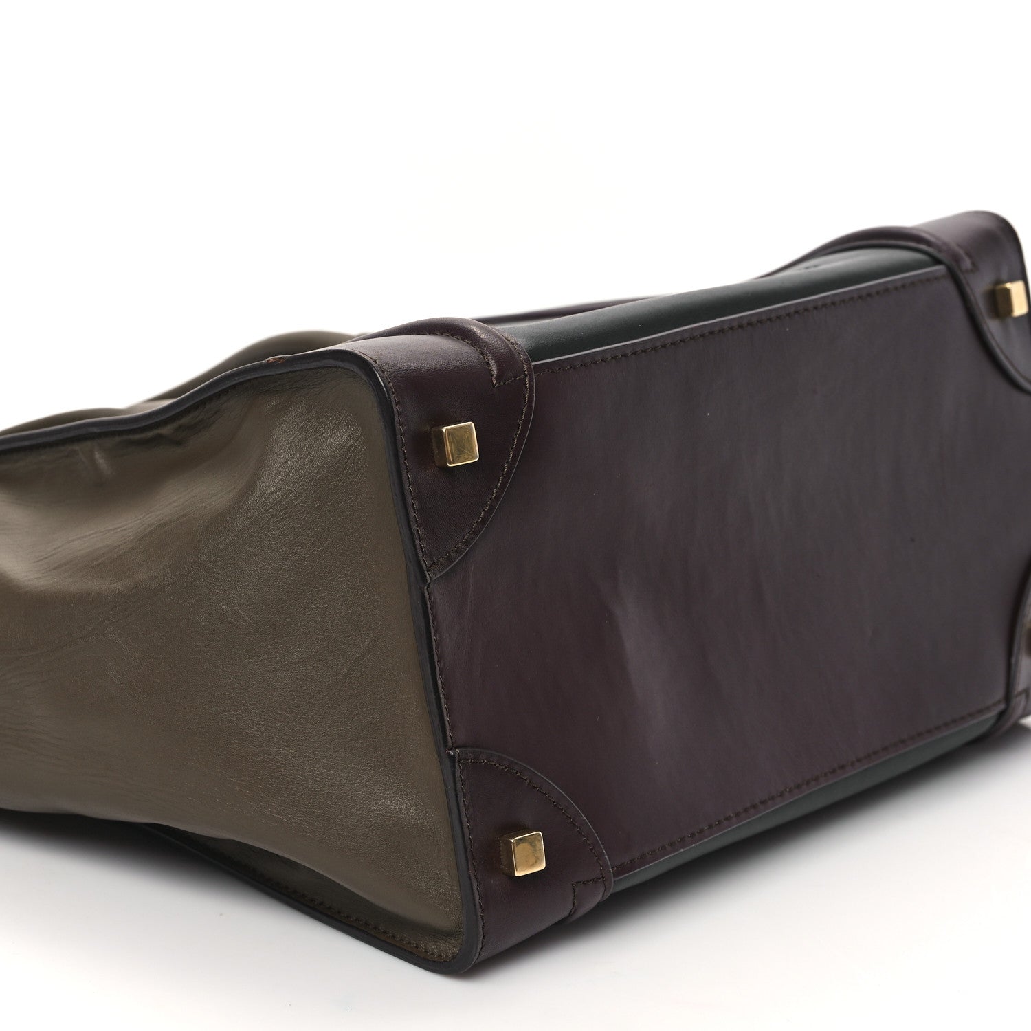 Celine Smooth Calfskin Mini Tri-Color Luggage Black 8 of 9