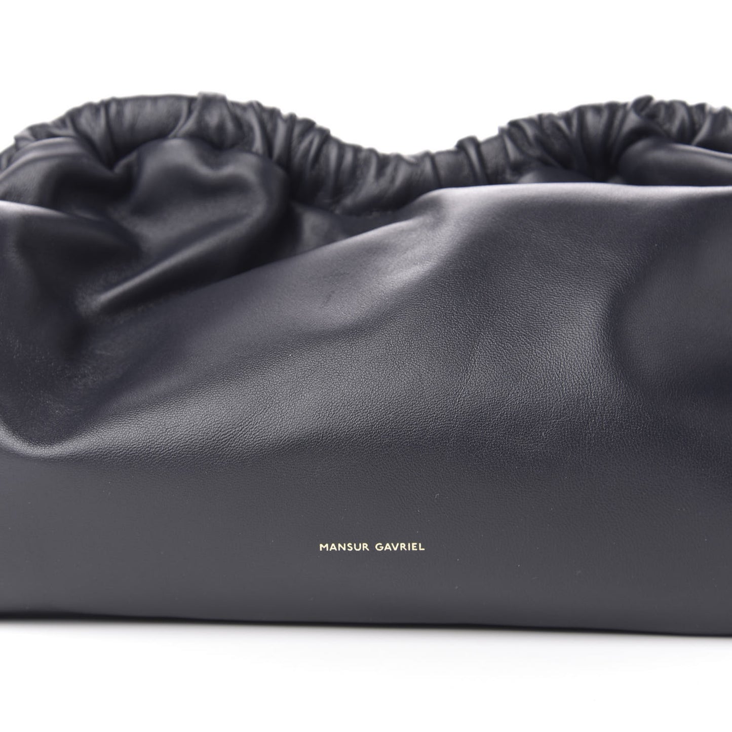 Lambskin Cloud Clutch Black