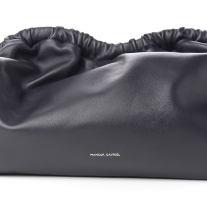 Mansur Gavriel Lambskin Cloud Clutch Black 9 of 9