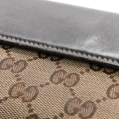 Gucci Monogram Heart Continental Wallet Dark Brown 9 of 12