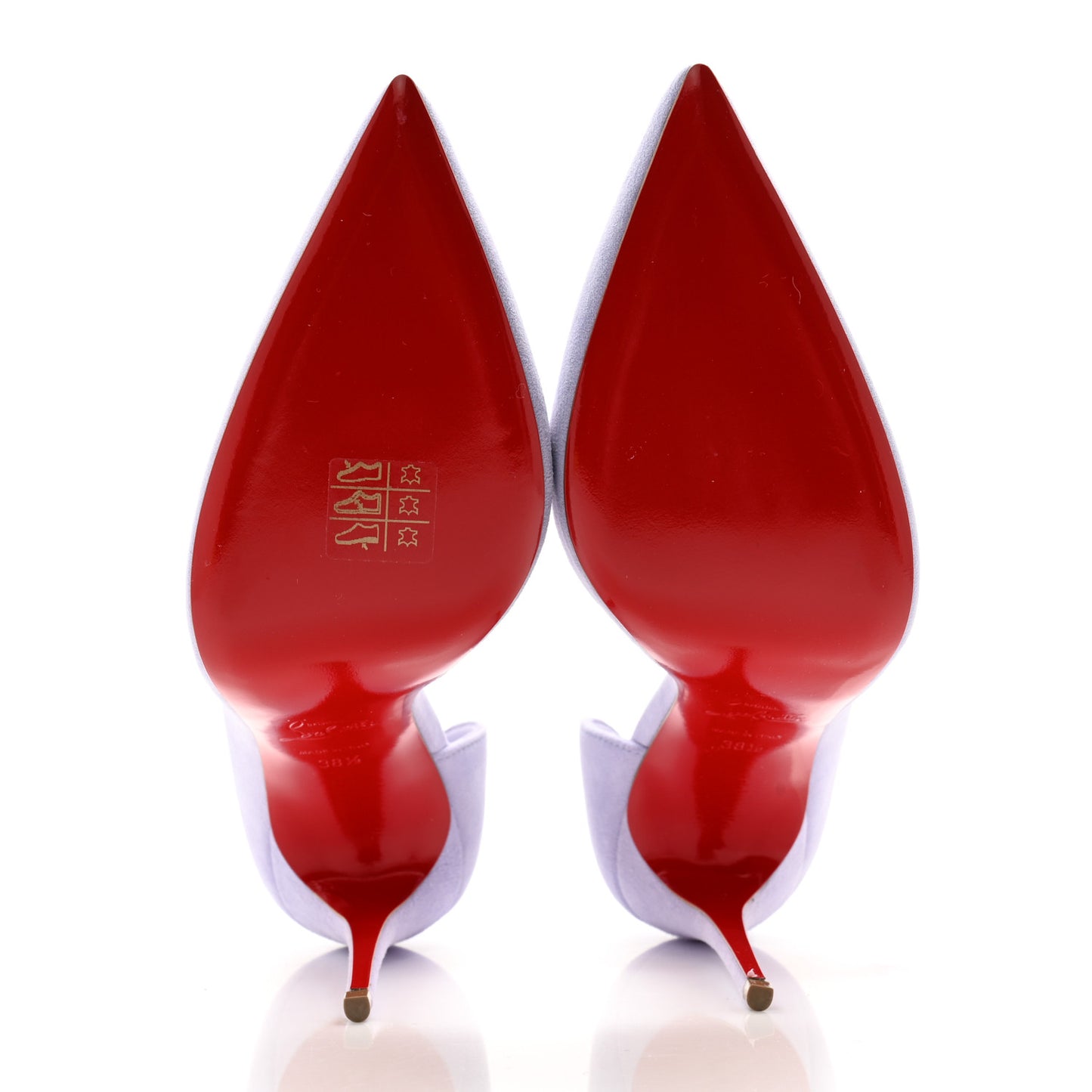 Suede Iriza 100 Pumps 38.5 Skylight