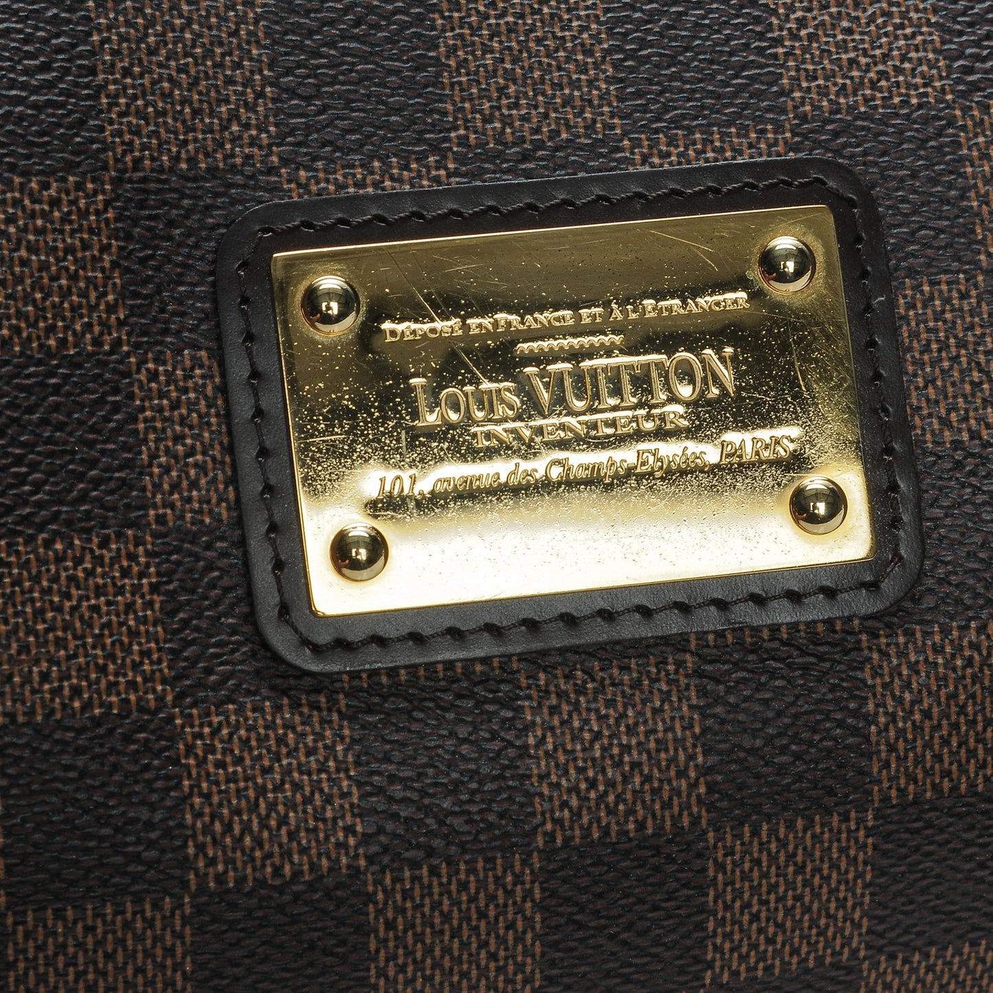Damier Ebene Eva Clutch
