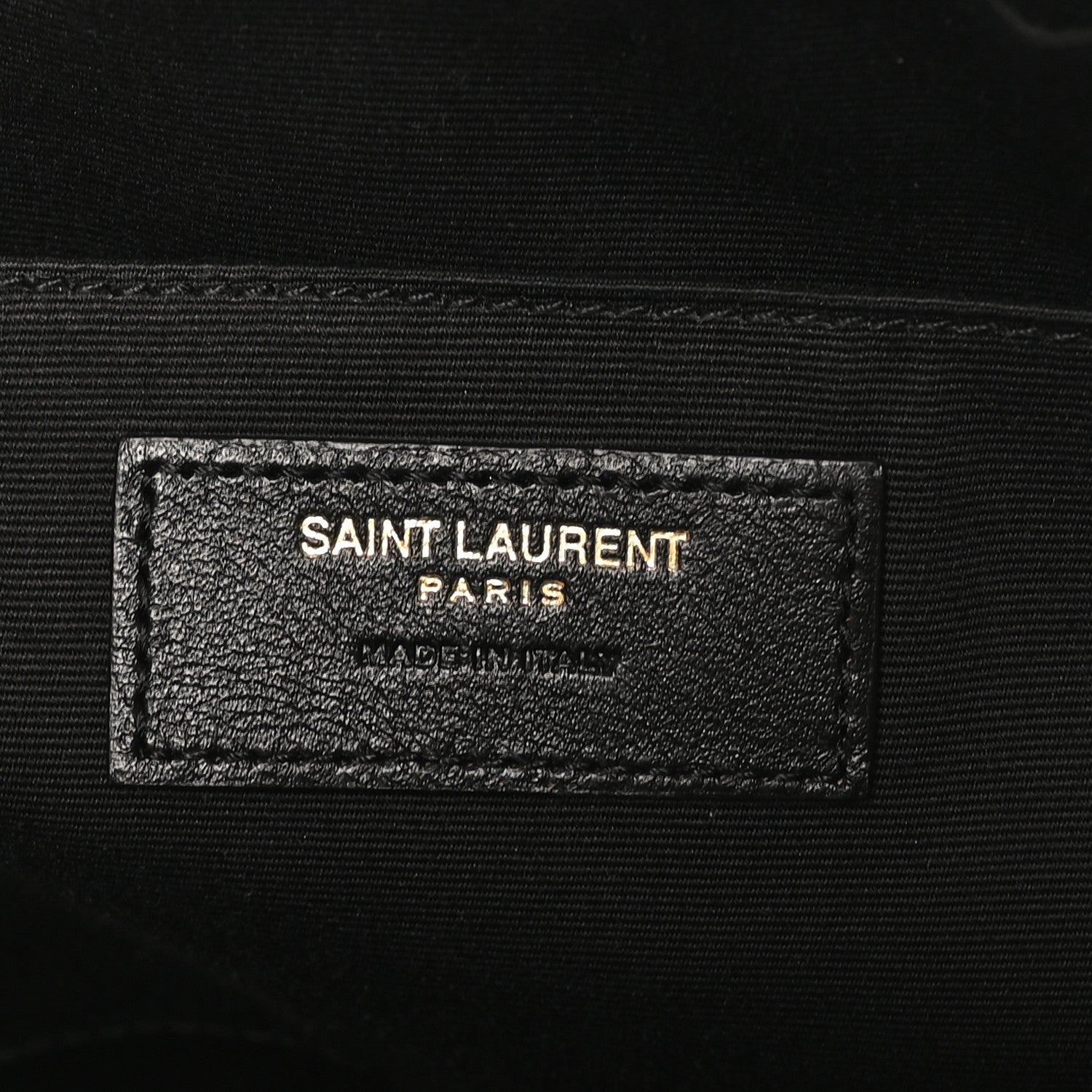 Saint Laurent Calfskin Matelasse Monogram Lou Camera Bag Black 6 of 10