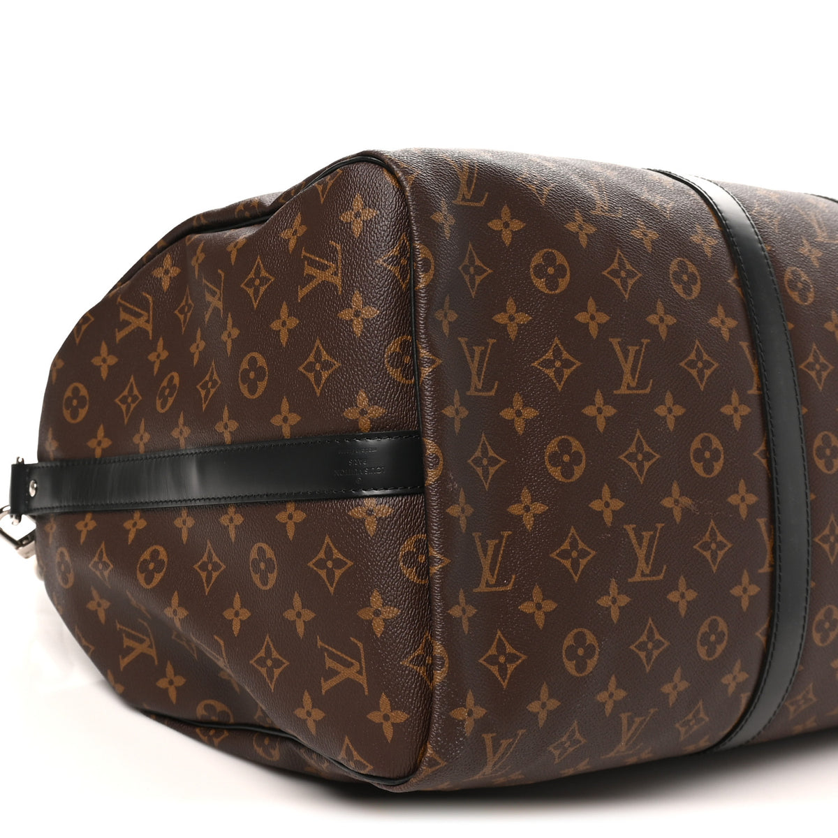 Louis Vuitton Monogram Macassar Keepall Bandouliere 55 7 of 9