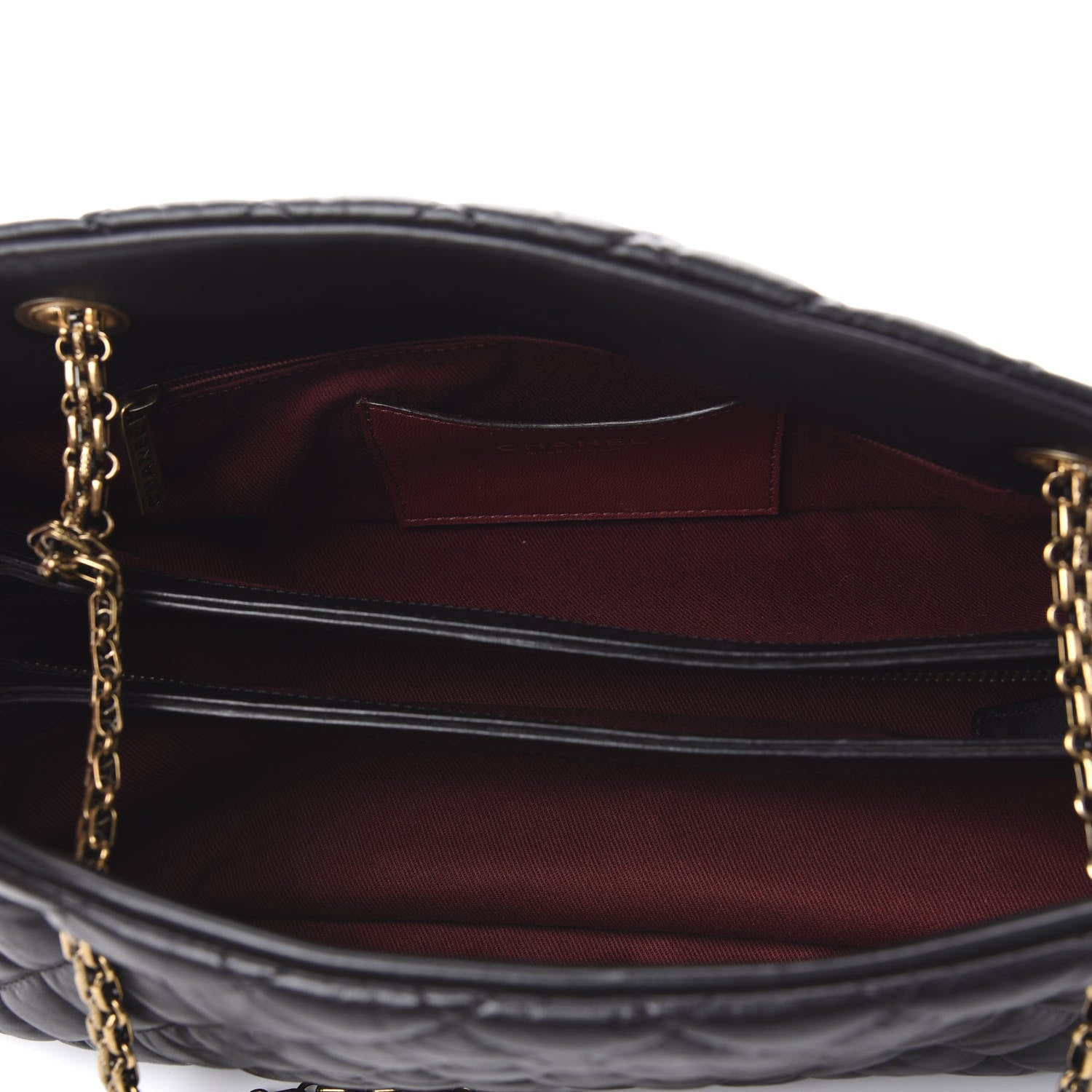 Chanel Aged Calfskin Medium Just Mademoiselle Black 5 of 10