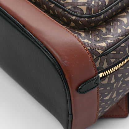 Burberry E-Canvas Monogram Rocco Backpack Bridle Brown 12 of 13