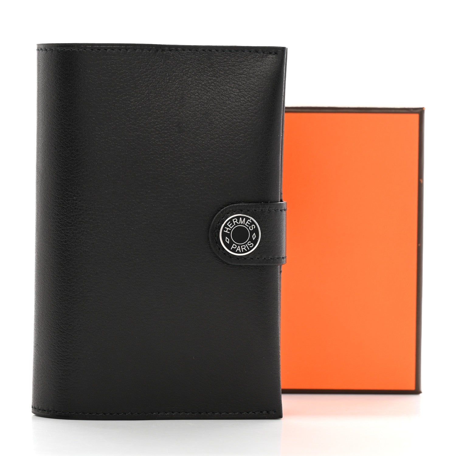 Hermes Evercolor RMS Passport Holder Black 8 of 8