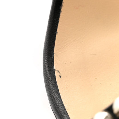 Christian Louboutin Kid Spiked  So Me 100 Sandals 37.5 Black 10 of 11