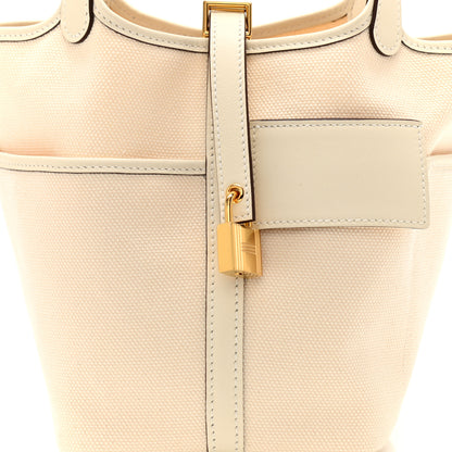 Hermes Toile Goeland Swift Cargo Picotin Lock 18 Nata 8 of 12