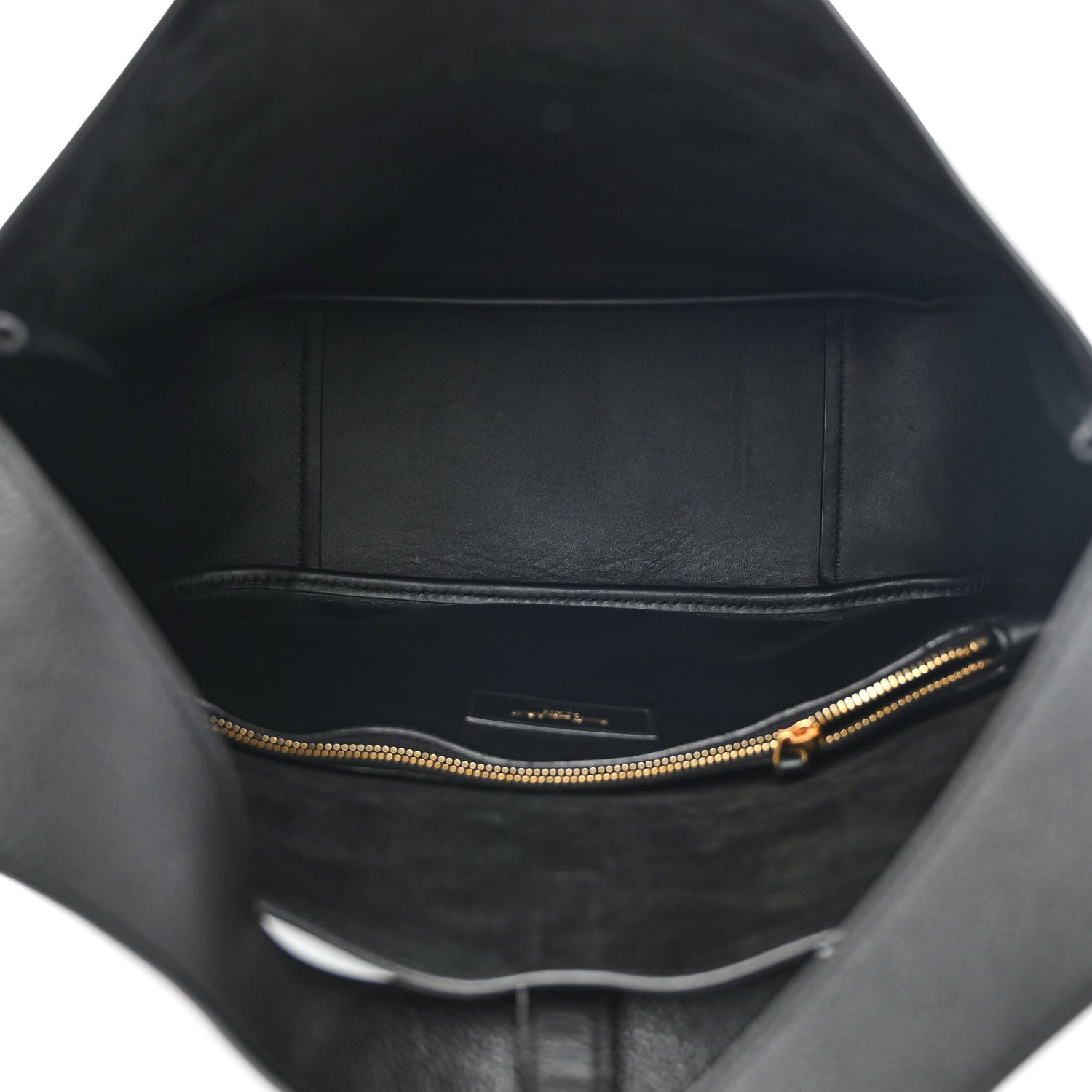 Saint Laurent Smooth Calfskin Large Le 5 A 7 Soft Hobo Black 5 of 10