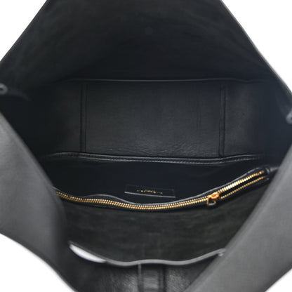 Saint Laurent Smooth Calfskin Large Le 5 A 7 Soft Hobo Black 5 of 10