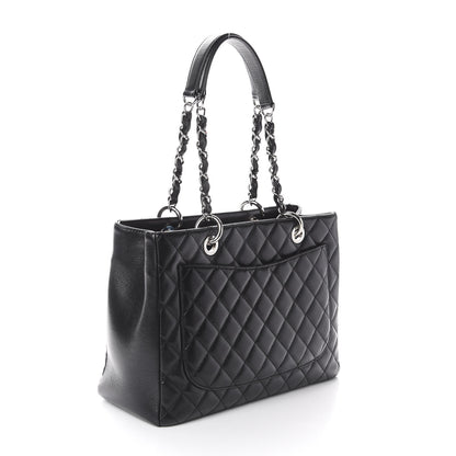 Chanel Caviar Quilted Grand Shopping Tote GST Black 2 of 9