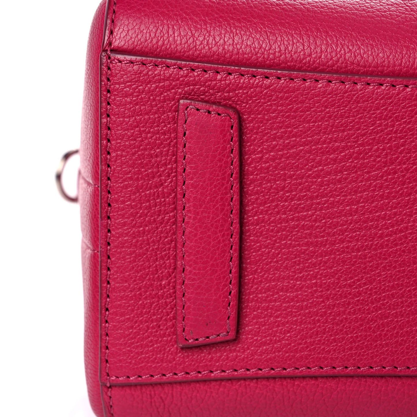 Sugar Goatskin Mini Antigona Fushia