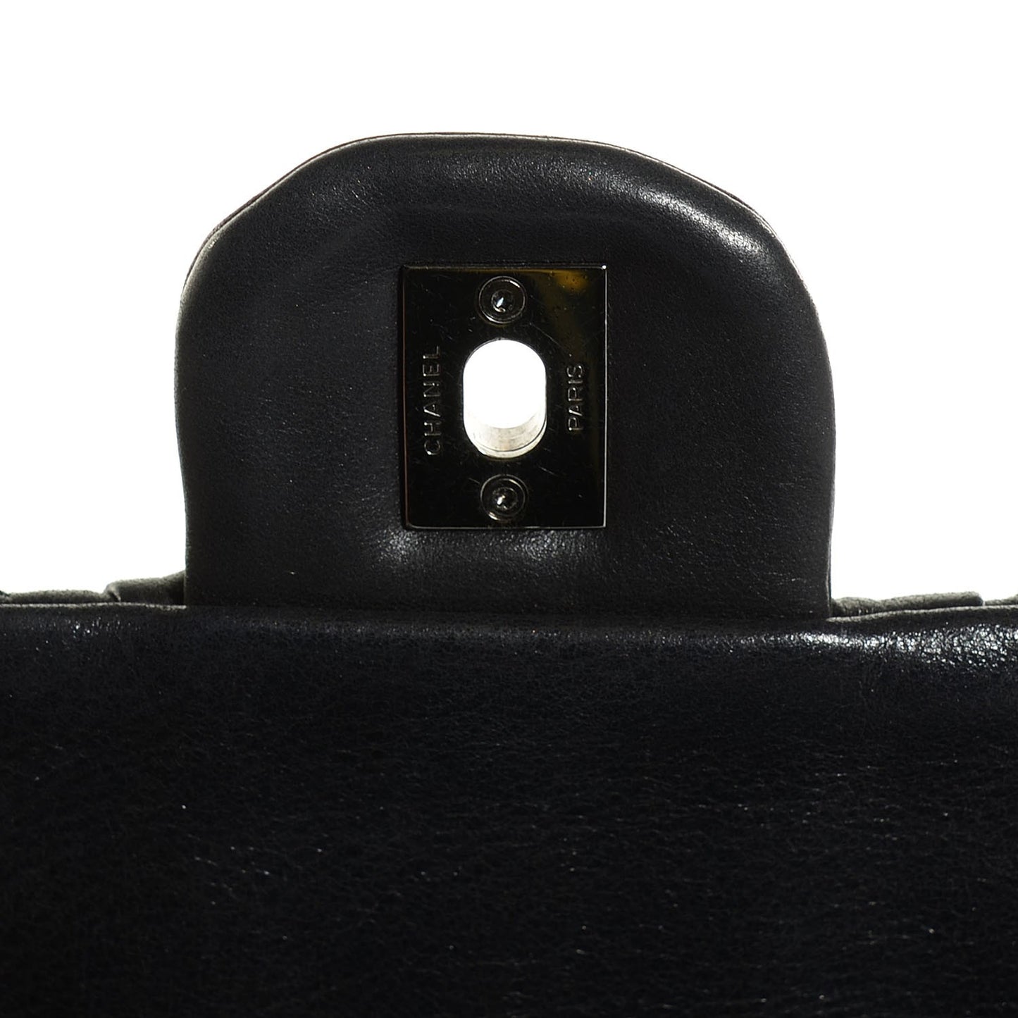 Calfskin Small Bubble Quilt Flap Bag Black