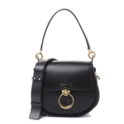Chloe Grained Calfskin Large Tess Bag Black 1 of 9