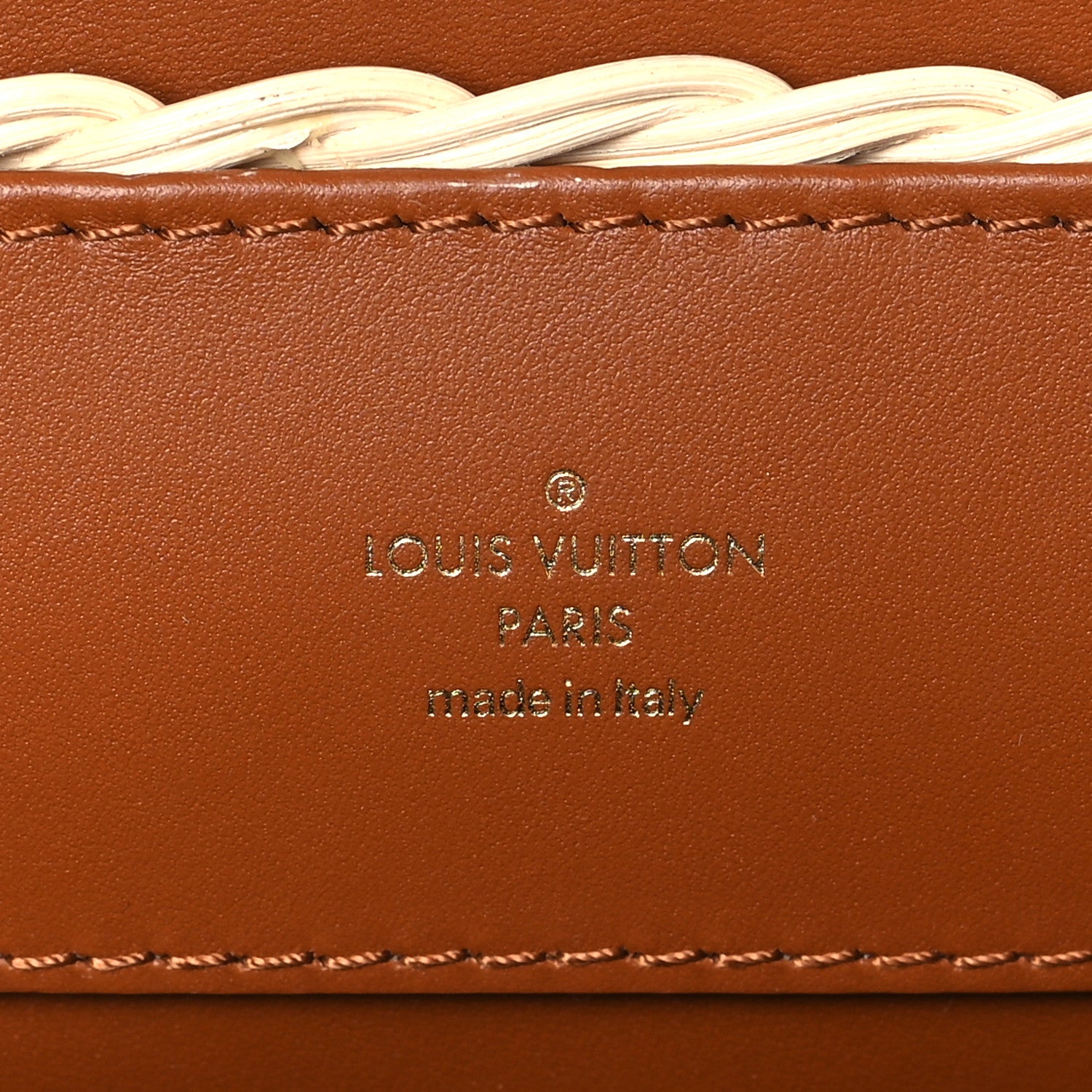 Louis Vuitton Rattan Calfskin Capucines BB Tan 6 of 10