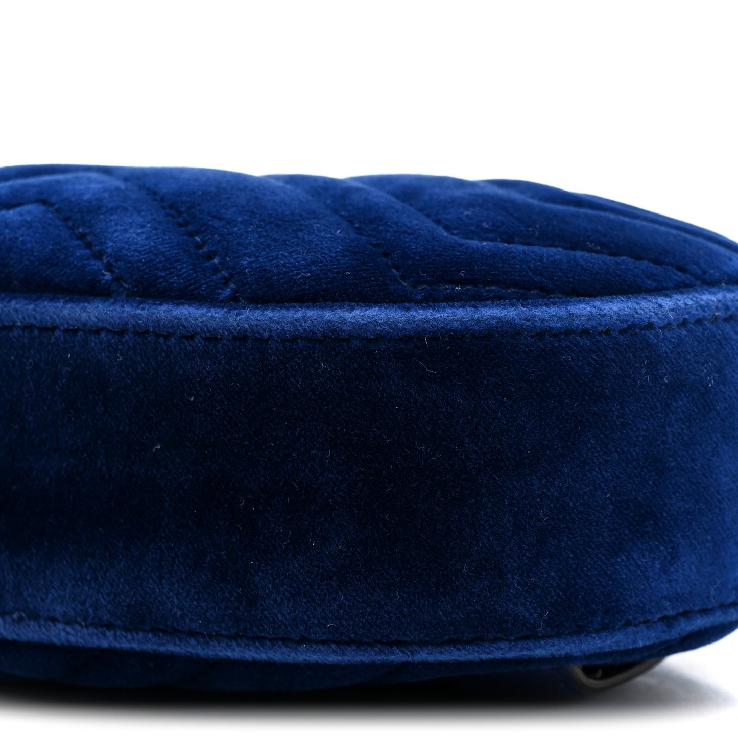 Velvet Matelasse GG Marmont Belt Bag 85 34 Cobalt Blue