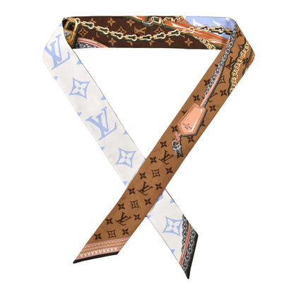 Louis Vuitton Silk Monogram Rising Confidential BB Bandeau Brown 1 of 4