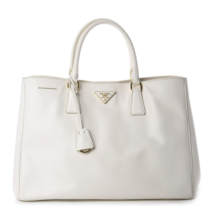 Prada Saffiano Lux Large Tote Talco 1 of 15