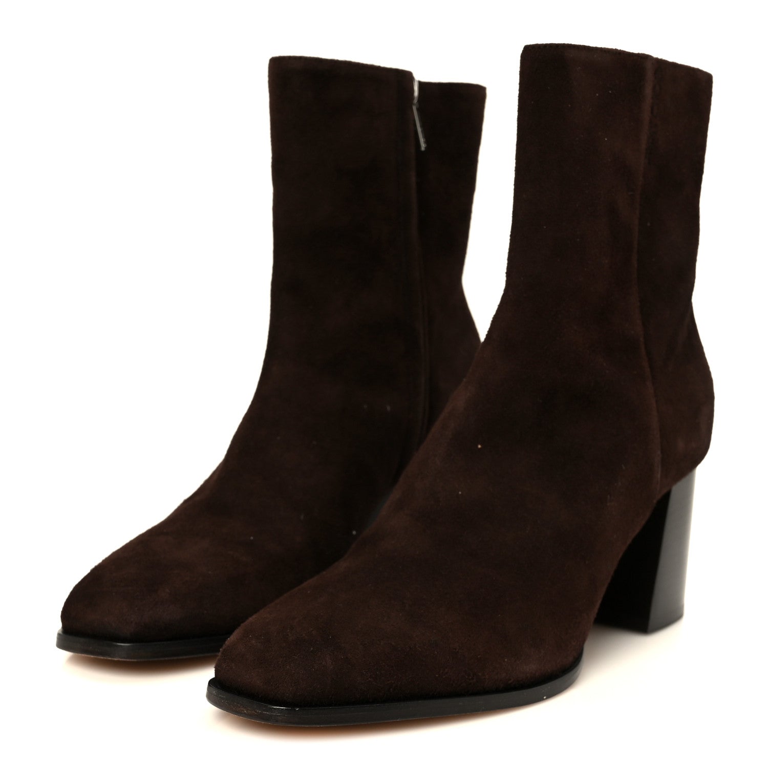 Jimmy Choo Suede Linne Ankle Boots 39 Brown 4 of 8