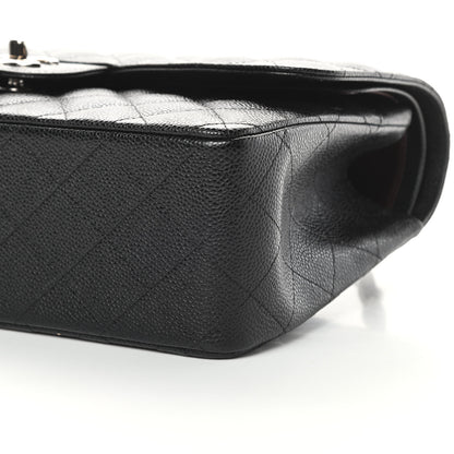 Chanel Caviar Quilted Jumbo Double Flap Black 11 of 12