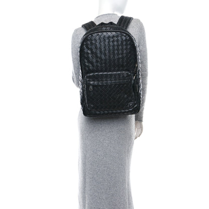 Bottega Veneta Nappa Intrecciato Avenue Backpack Black 2 of 8