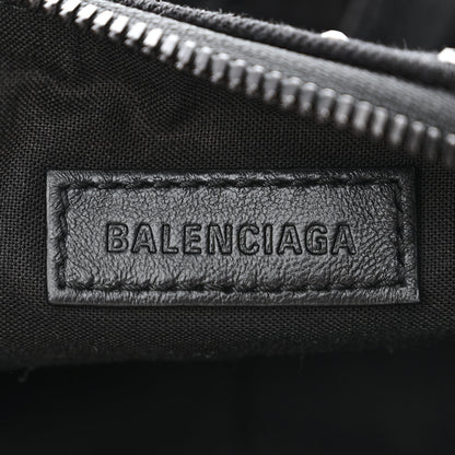 Balenciaga Denim Embellished Le Cagole Shoulder Bag XS Black 7 of 11