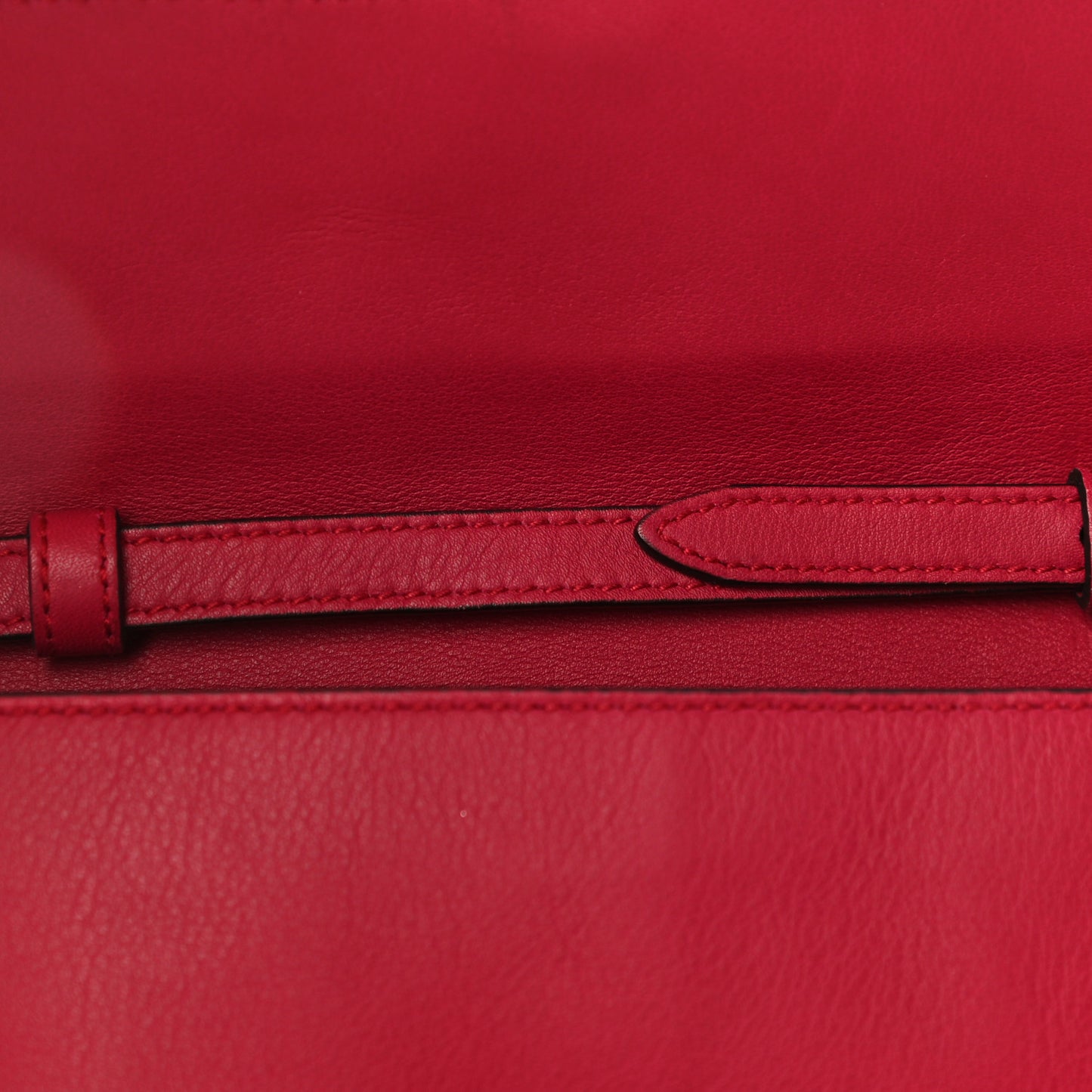 Calfskin Icon Wallet Red
