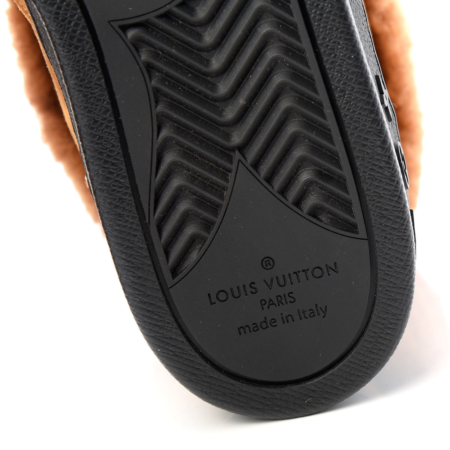 Louis Vuitton Suede Calfskin Shearling Snowdrop Flat Ankle Boot 40 Cognac 9 of 10