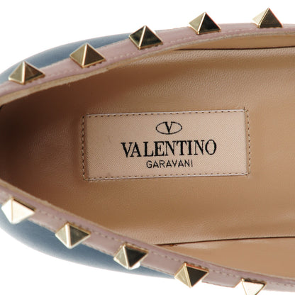 Valentino Garavani Nappa Rockstud Ballerina Flats 39 Indigo Poudre 5 of 9