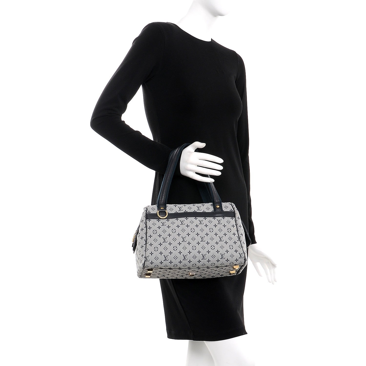 Louis Vuitton Mini Monogram Josephine PM Blue 2 of 12