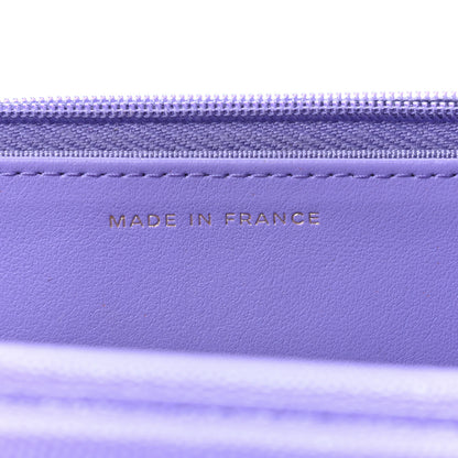 Chanel Caviar Quilted Wallet On Chain WOC Purple 6 of 9