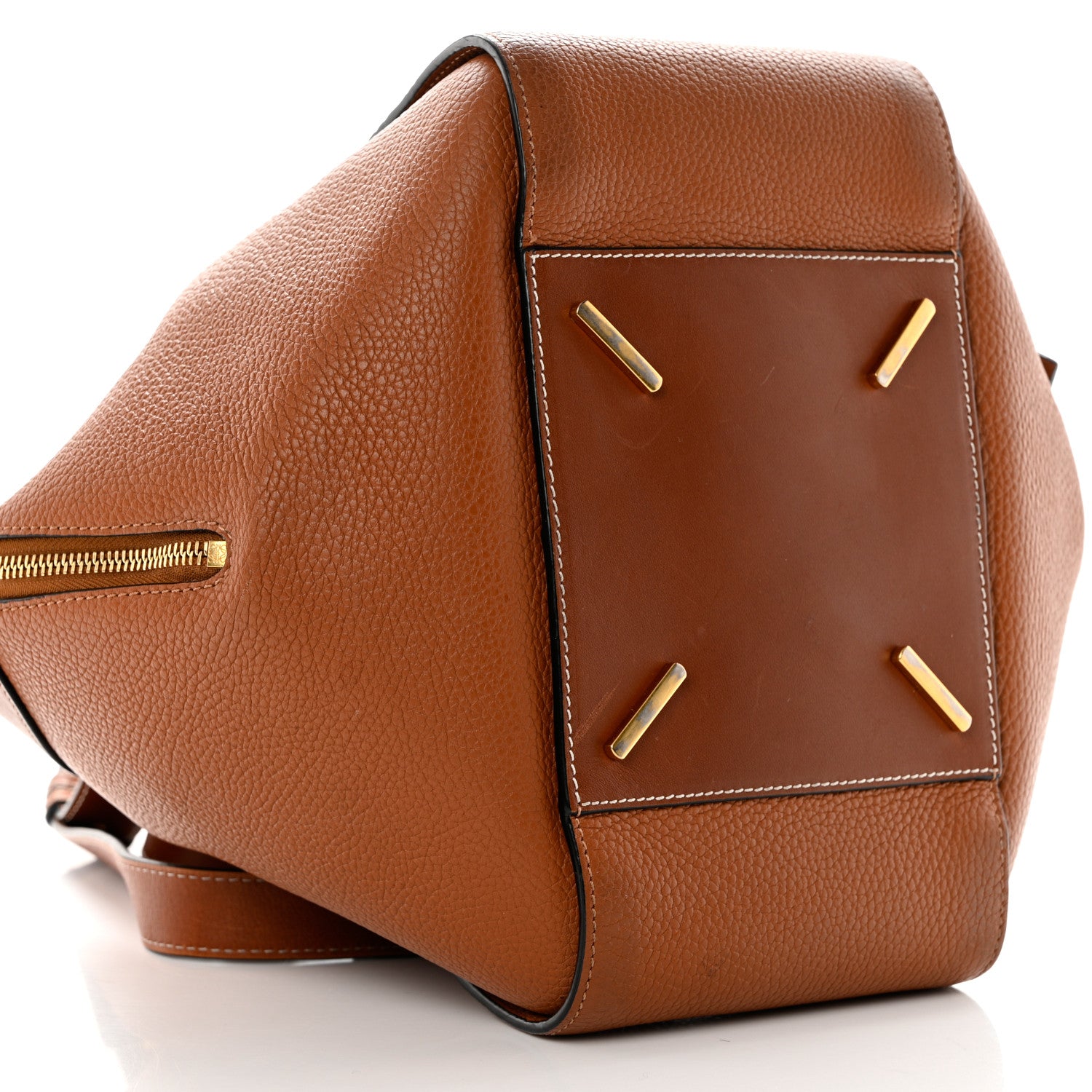 Loewe Grained Calfskin Medium Hammock Shoulder Bag Tan 9 of 24