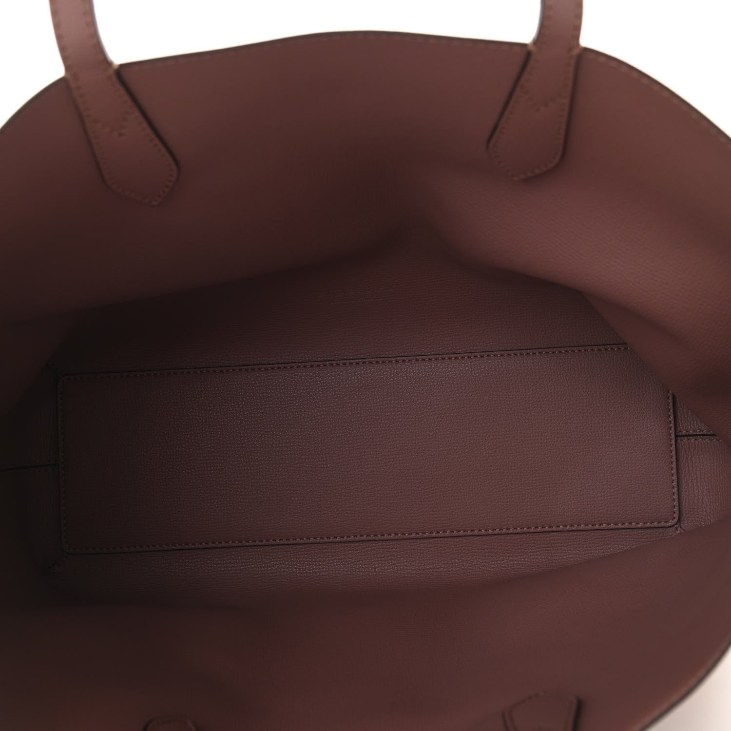 Burberry Grainy Calfskin Haymarket Check Medium Reversible Tote Light Elderberry 7 of 12