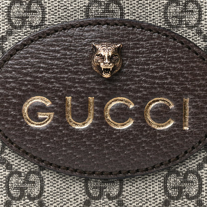 Gucci GG Supreme Monogram Web Neo Vintage Shoulder Bag Beige New Acero Crop 12 of 12